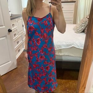 A New Day satin midi dress!! Like new size M/L